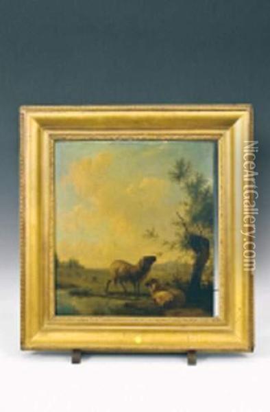 Moutons Dans Un Paysage Oil Painting - Balthasar Paul Ommeganck