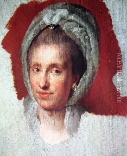 Maria Luisa de Borbon Oil Painting - Anton Raphael Mengs