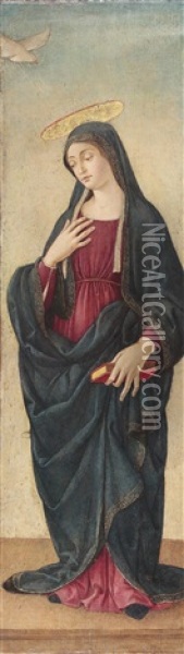 Die Verkundigung An Maria Oil Painting - Vicino Da Ferrara