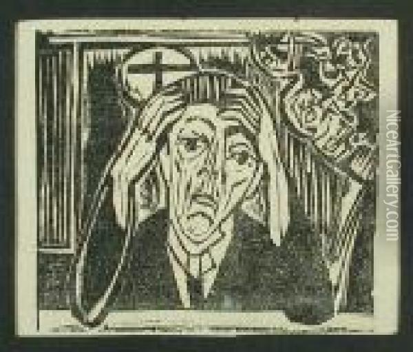 Anonimo Oil Painting - Ernst Ludwig Kirchner