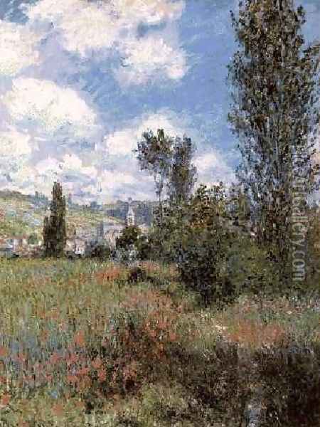 Path In The Ile Saint Martin Vetheuil Aka T Oil Painting - Claude Oscar Monet