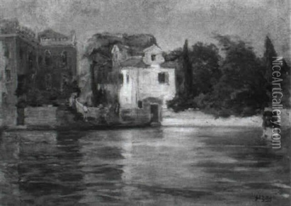In Venedig Oil Painting - Eugene Louis Gillot