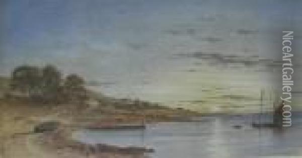 Lamlash Bay, Arran Oil Painting - Waller Hugh Paton