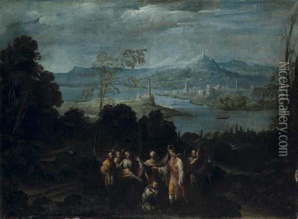Davide Battezzato Da Samuele Oil Painting - Giovanni Andrea Donducci (see MASTELLETTA)