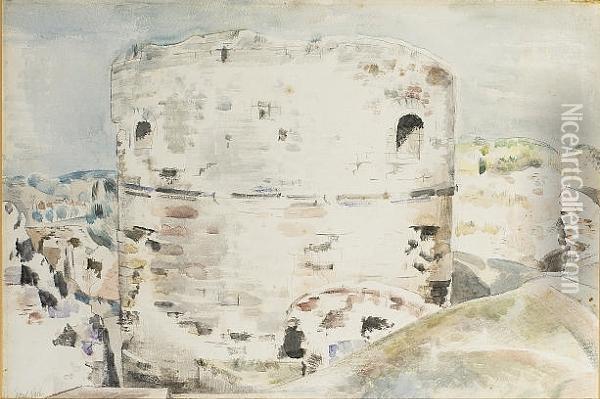 Landscape At Rye 1932 Oil Painting - Paul Nash