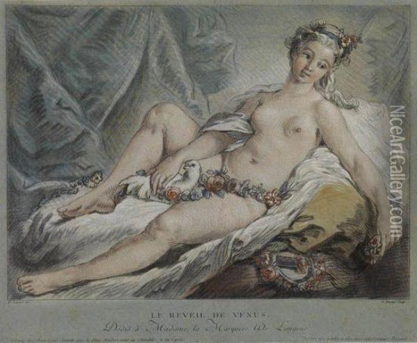Le Reveil De Venus Oil Painting - Louis Marin, Tennob Bonnet