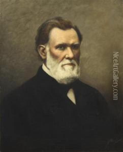 Portrait Of L.j. Mccormick Oil Painting - Charles Stewart Stobie