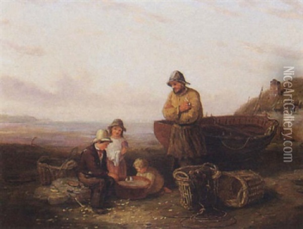 The New Boat Oil Painting - William Collins