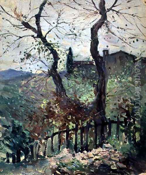 Perugia, Umbria, 1894 Oil Painting - Konstantin Andreevic Somov