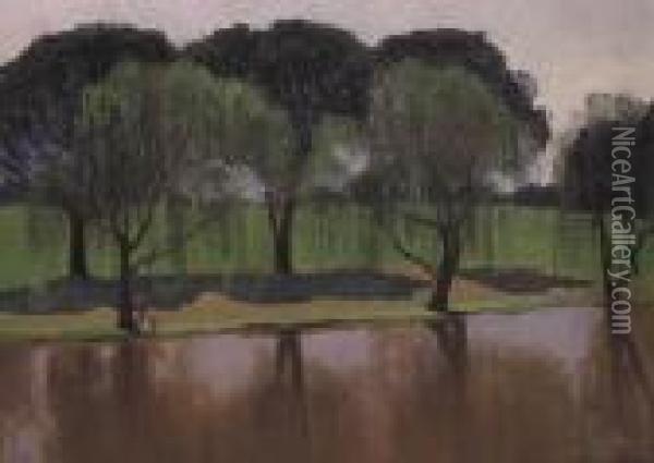 Parramatta Park Oil Painting - Elioth Gruner