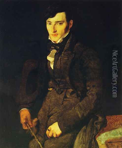Jean-Francois Giliibert Oil Painting - Jean Auguste Dominique Ingres