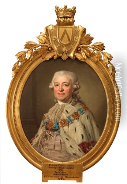 Fredrik Sparre (1731-1803) Oil Painting - Lorenz Pasch the Younger