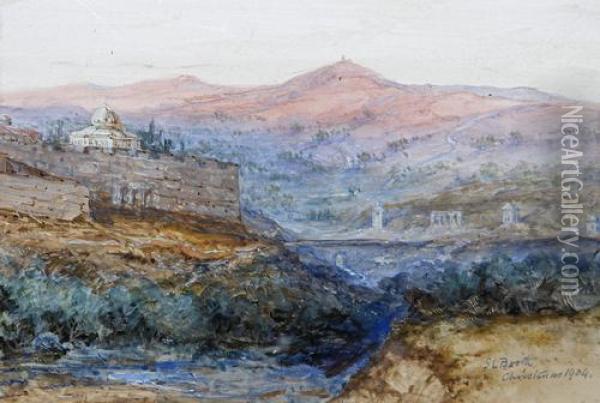 View Of Jerusalem Oil Painting - Samuel Lawson Booth