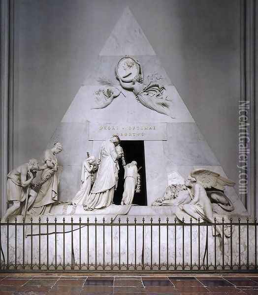 Tomb of Duchess Maria Christina of Saxony-Teschen Oil Painting - Antonio Canova