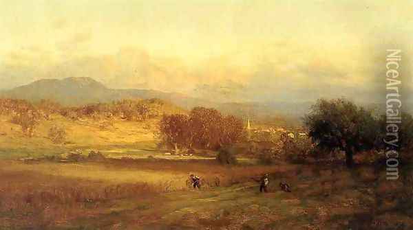 Autumn Oil Painting - George Inness