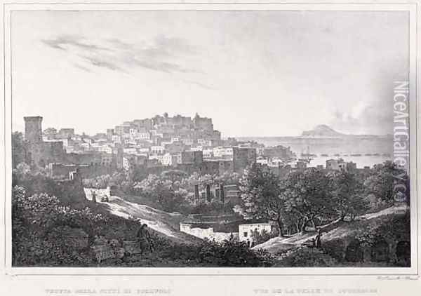 View of the City of Pozzuoli Oil Painting - F. Homer