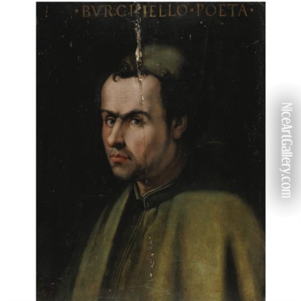 Ritratto Del Poeta Burchiello Oil Painting -  Bronzino