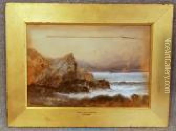 Coast Of Devon, Ilfracombe Oil Painting - William Widgery