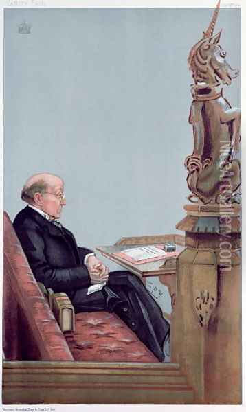 A Scots Lawyer, from Vanity Fair, 23rd July 1903 Oil Painting - Leslie Mathew Ward