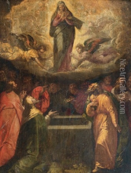 L'assomption De La Vierge Oil Painting - Ludovico Carracci