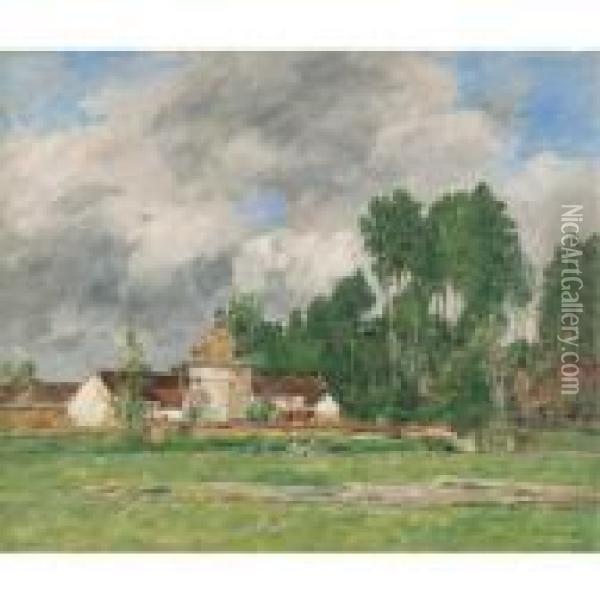 Chartres Oil Painting - Eugene Boudin