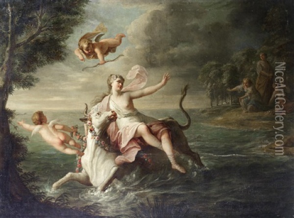 The Rape Of Europa Oil Painting - Gerard de Lairesse