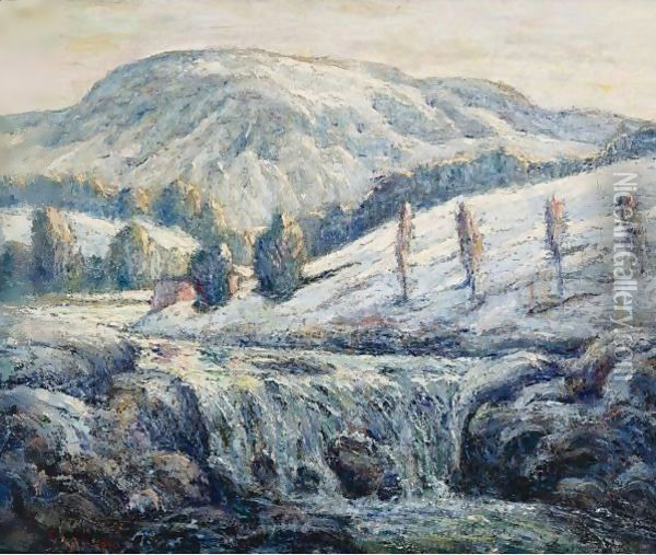 Spring Thaw 2 Oil Painting - Ernest Lawson