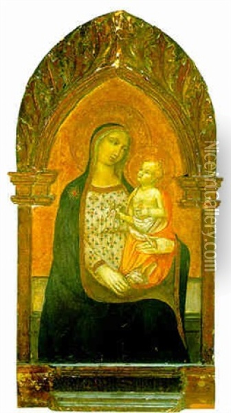 The Madonna And Child Oil Painting - Pietro Nelli