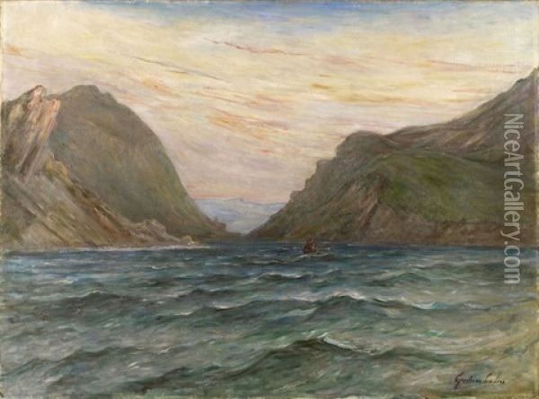 Marine Oil Painting - Gustave Henri Colin
