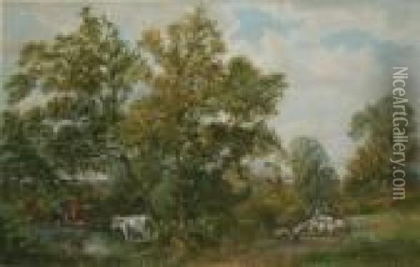 Near Kenilworth, Warwickshire Oil Painting - John Faulkner