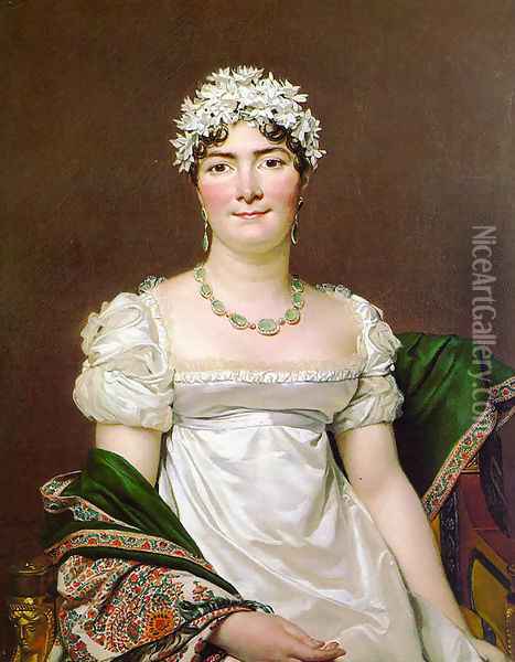 Portrait of Countess Daru 1810 Oil Painting - Jacques Louis David