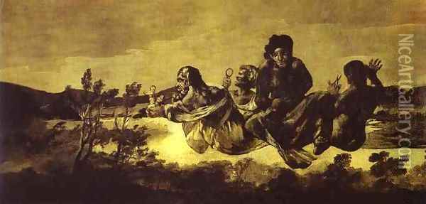 Atropos (The Fates) 2 Oil Painting - Francisco De Goya y Lucientes