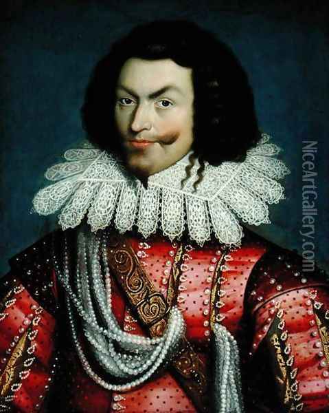 George Villiers 1592-1628 1st Duke of Buckingham Oil Painting - Paulus Van Somer