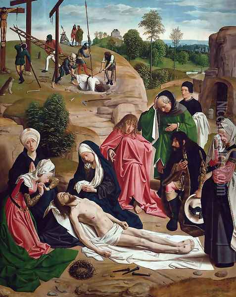 Lamentation, Oil Painting - Tot Sint Jans Geertgen