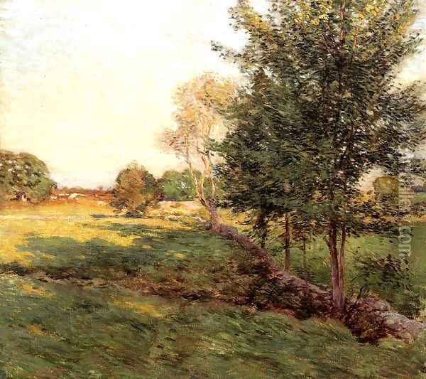 Landscape 1884 Oil Painting - Willard Leroy Metcalf
