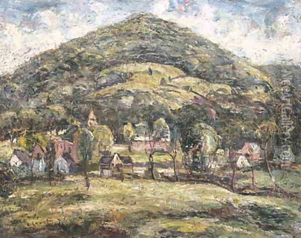 Haystack Mountain, Norfolk, Connecticut Oil Painting - Ernest Lawson