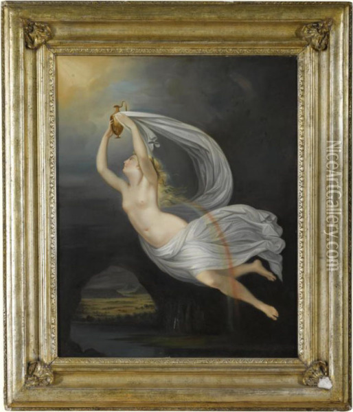 Iris Carrying The Waters Of The River Styx To Olympus Oil Painting - Guy Head