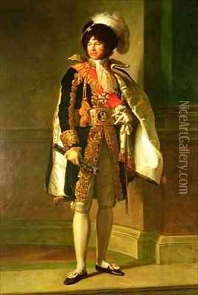 Portrait of Joachim Murat 1767-1815 King of Naples 1808-15 Oil Painting - Baron Francois Gerard