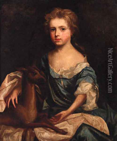 Portrait of a young Lady Oil Painting - Sir Peter Lely