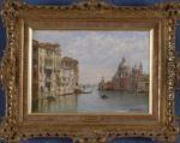 The Grand Canal Oil Painting - Antonietta Brandeis