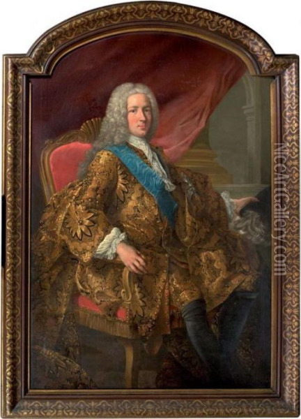 Portrait Presume D'un Prince Stuart Oil Painting - Antonio David
