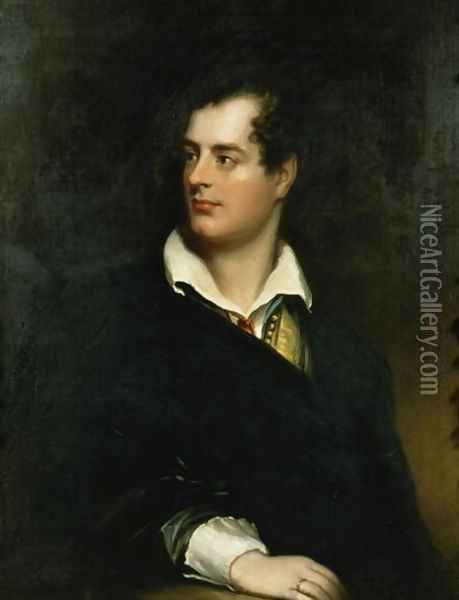 Portrait of George Gordon, 6th Lord Byron 1788-1824 Oil Painting - Thomas Phillips