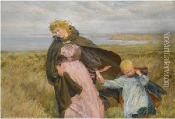The Breeze's Kiss Oil Painting - Lionel Percy Smyth