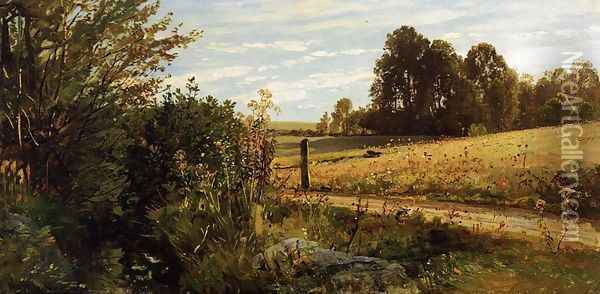 gemeenlandhuis of delflandA Country Road Oil Painting - Cornelis Springer