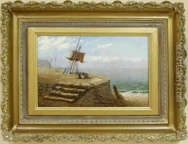 Beach Of Conway Oil Painting - Gaspard De Latoix