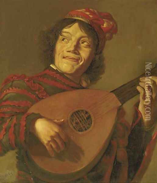 The Jester Oil Painting - Judith Leyster