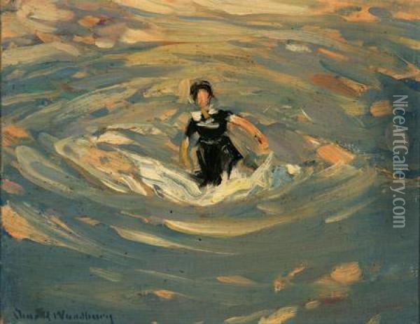 Hurry Oil Painting - Charles Herbert Woodbury