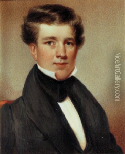 Portrait Of Thomas Gilman Fletcher Oil Painting - Charles Fraser