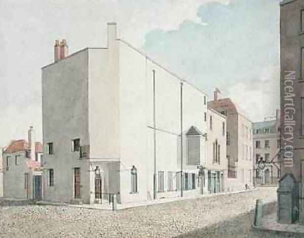 Design for Argyll Concert Rooms Regent Street London 1819-20 Oil Painting - John Nash