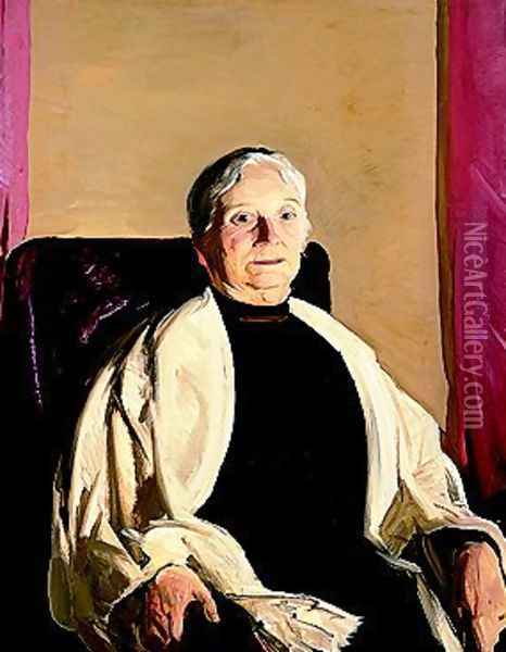 A Grandmother Oil Painting - George Wesley Bellows